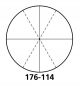Mitutoyo 176-114 Reticle: 60 Degrees Angle