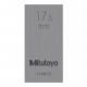 Mitutoyo Series 611657-131, 17.5mm Steel Gauge Block, Grade 1Metric (BS 4311: Part 1 1993) 