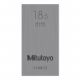Mitutoyob Series 611658-131 18.5mm Steel Gauge Block, Grade 1 Metric (BS 4311: Part 1 1993)